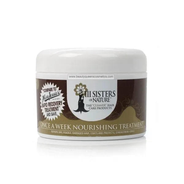 (THREE) 3 SISTERS OF NATURE ONCE A WEEK NOURISHING TREATMENT