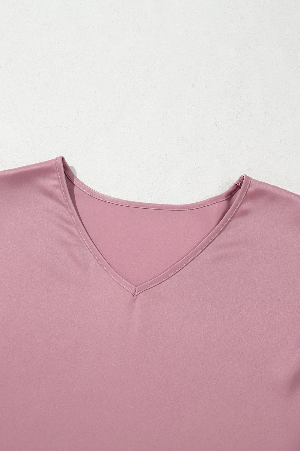 Toadstool Satin Ruffle Sleeve Top