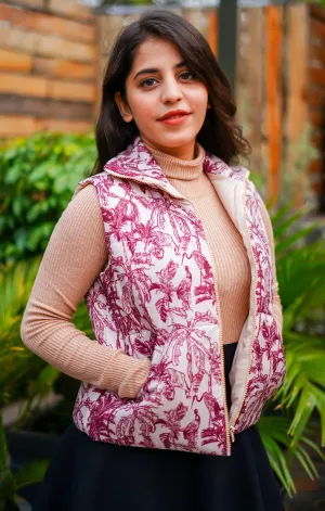 Toile Printed Taffeta Jacket for Women