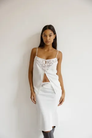 top lingerie en satin forcina