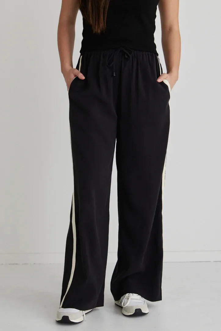 Townie Wide Leg Pants - Black