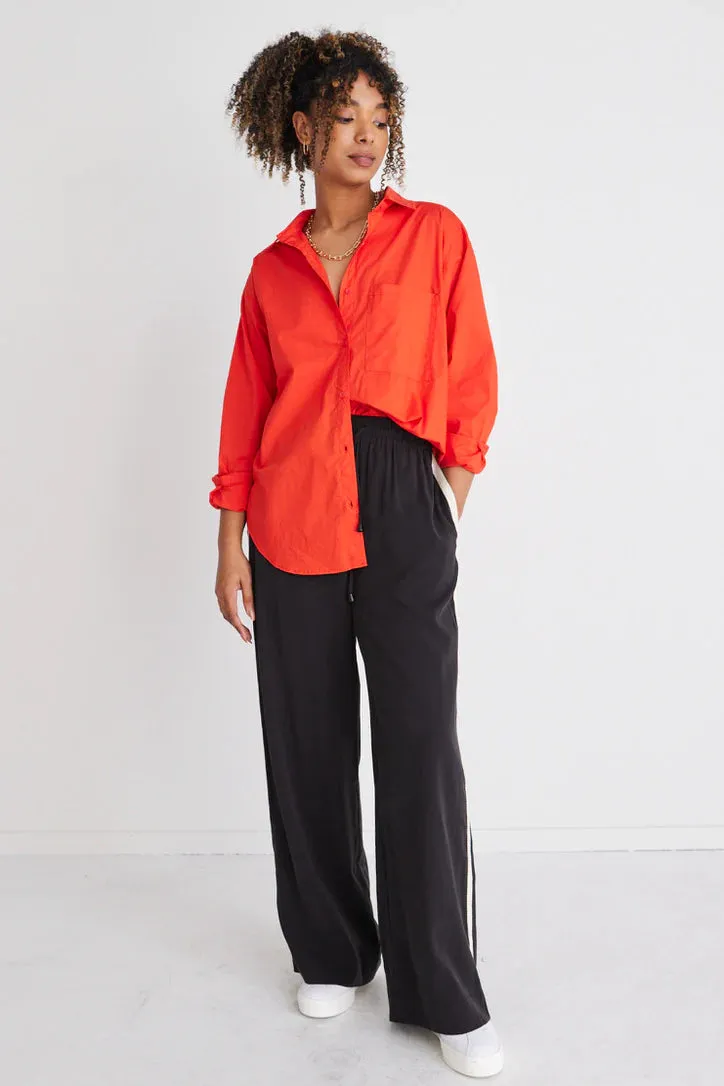 Townie Wide Leg Pants - Black