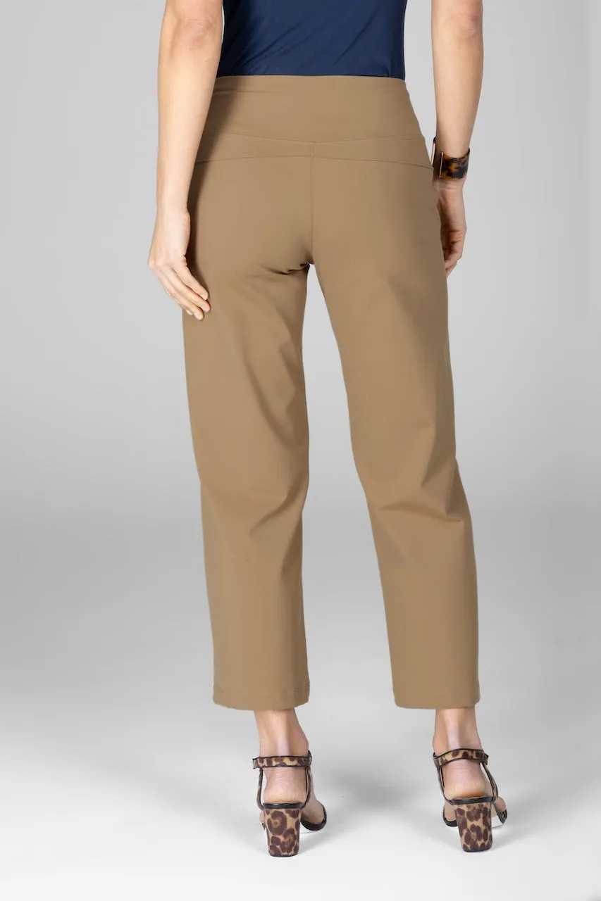 TRAVELER ANKLE PANT: BRITISH KHAKI
