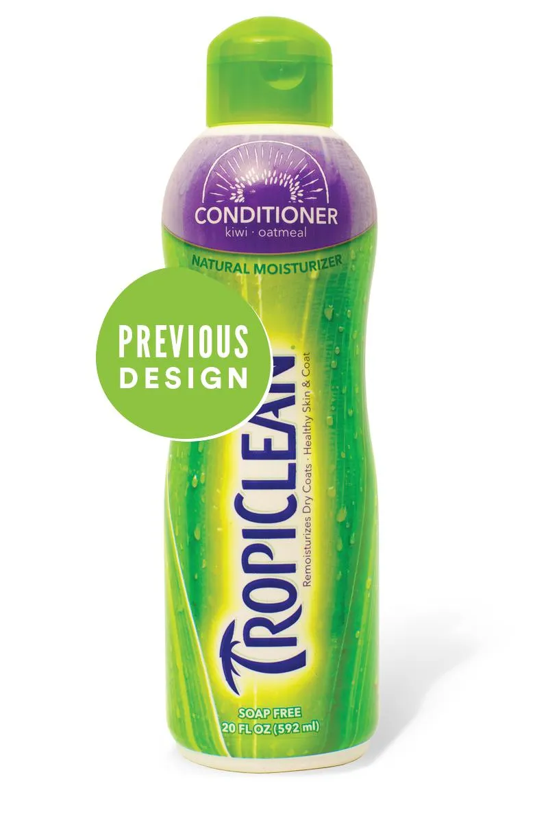 TropiClean Kiwi & Cocoa Butter Moisturizing Pet Conditioner for Dogs and Cats