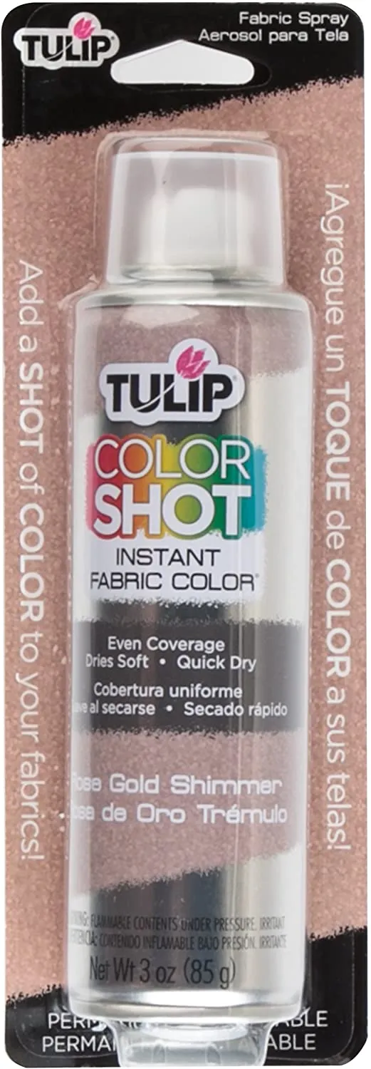 Tulip ColorShot Instant Fabric Color 3oz. Rose Gold