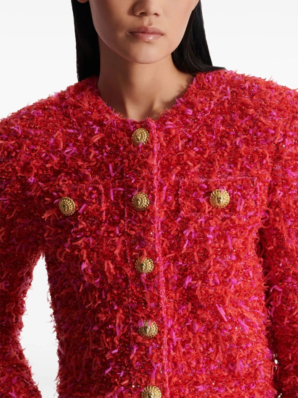 Tweed cropped jacket