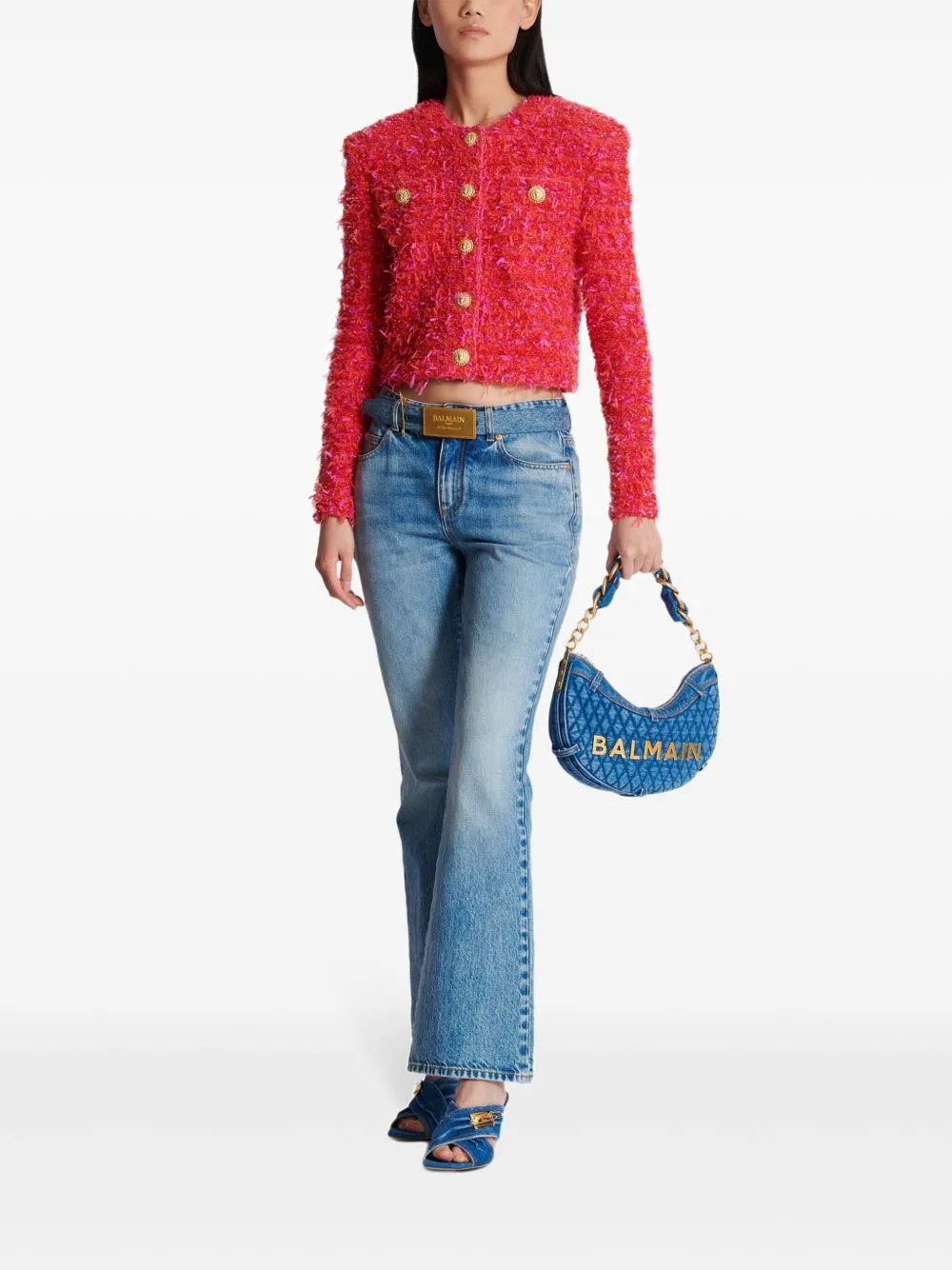 Tweed cropped jacket
