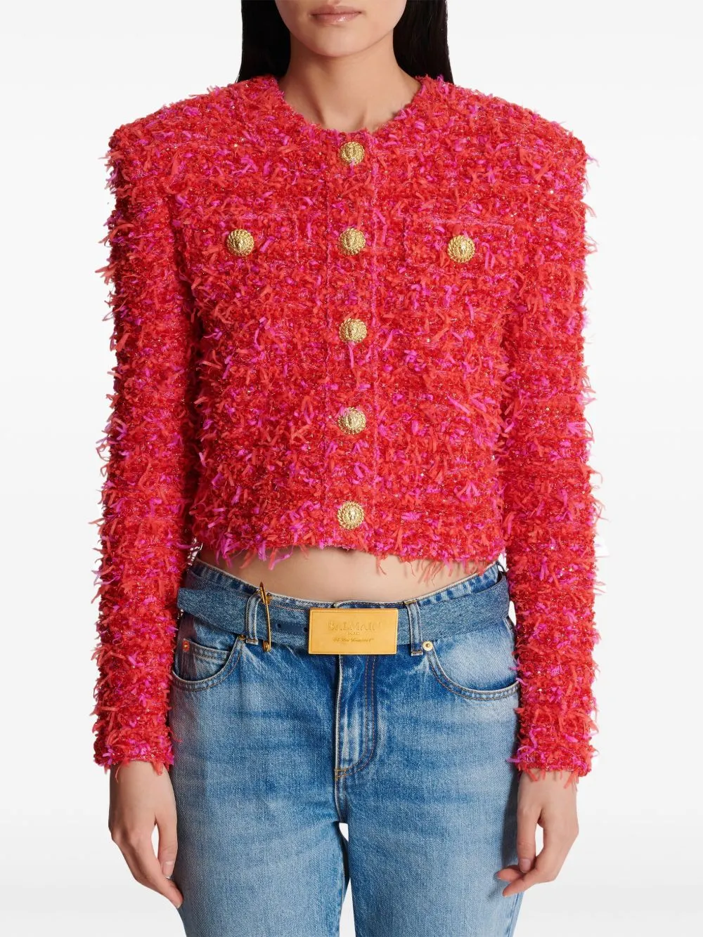 Tweed cropped jacket