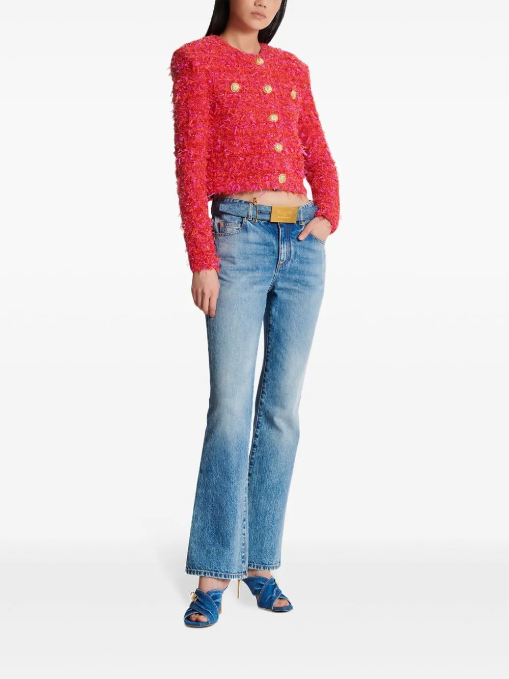 Tweed cropped jacket