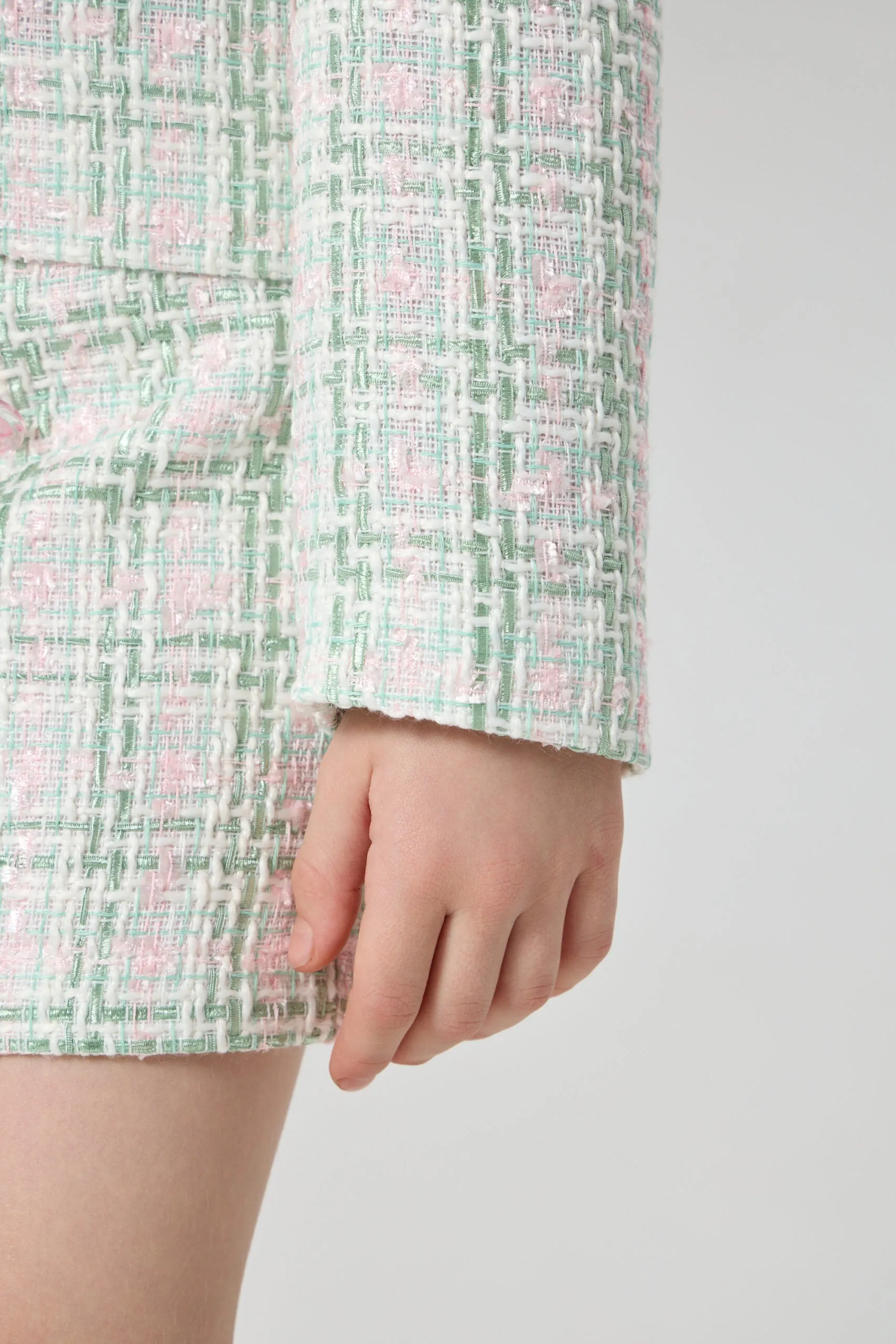 Tweed Jacket and Shorts Set