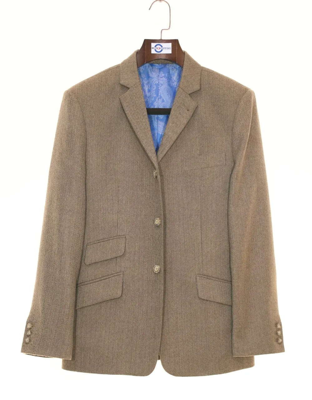 Tweed Jacket | Herringbone Tweed Jacket