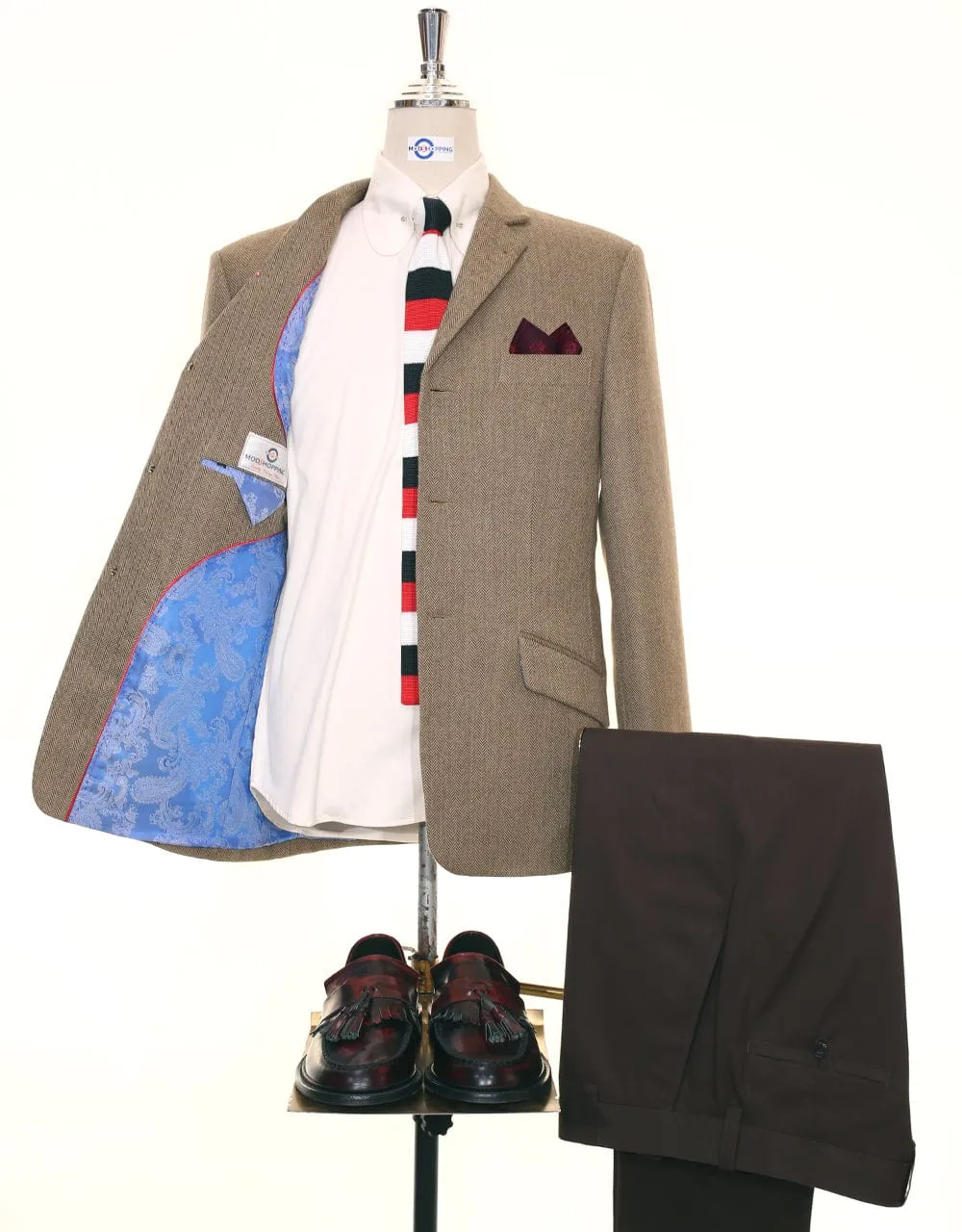 Tweed Jacket | Herringbone Tweed Jacket