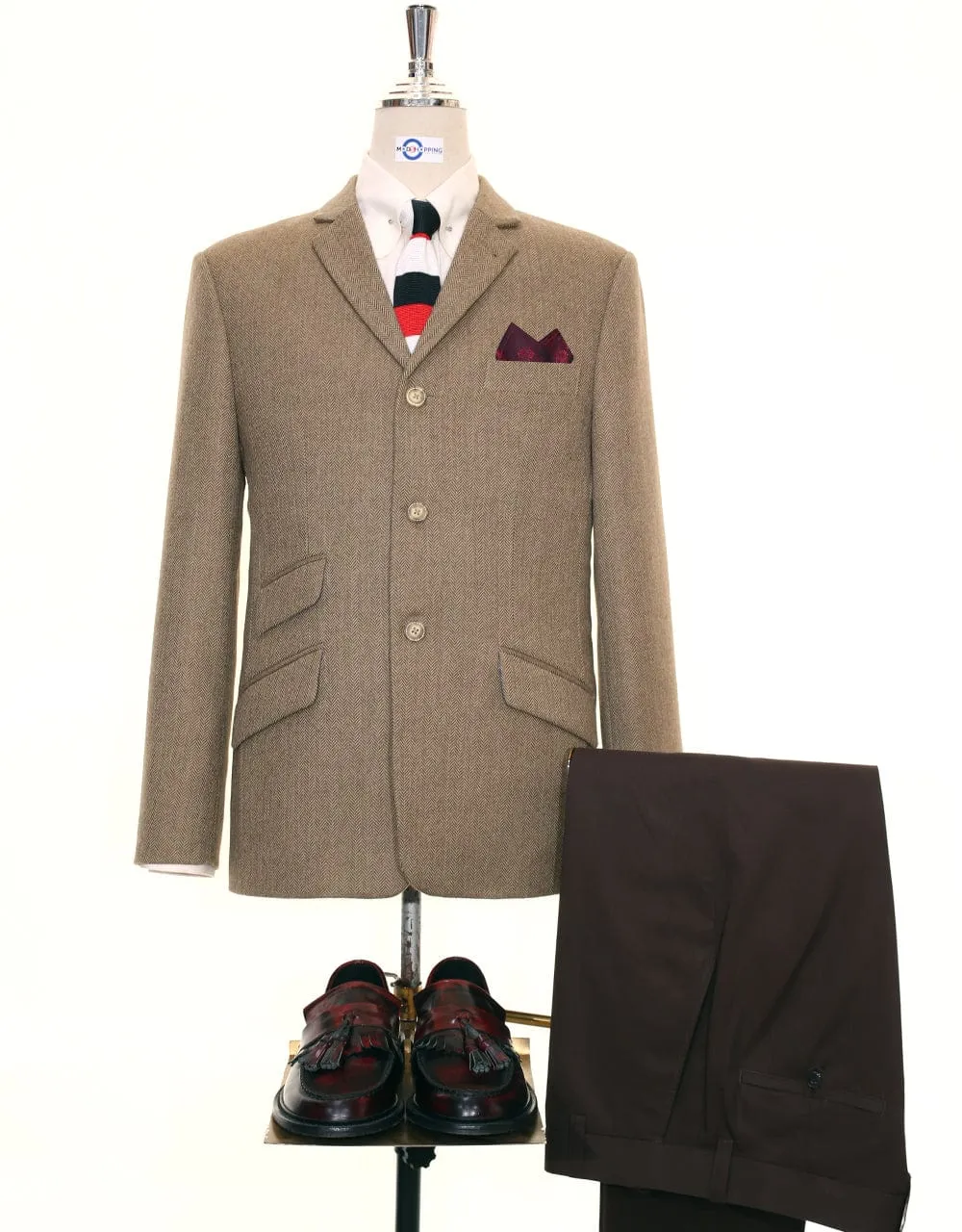 Tweed Jacket | Herringbone Tweed Jacket