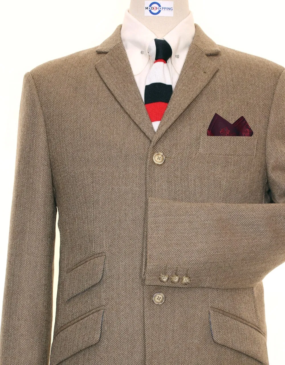 Tweed Jacket | Herringbone Tweed Jacket