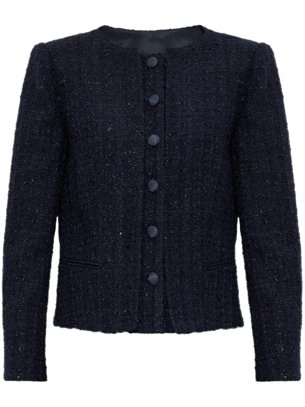 Tweed short blazer jacket
