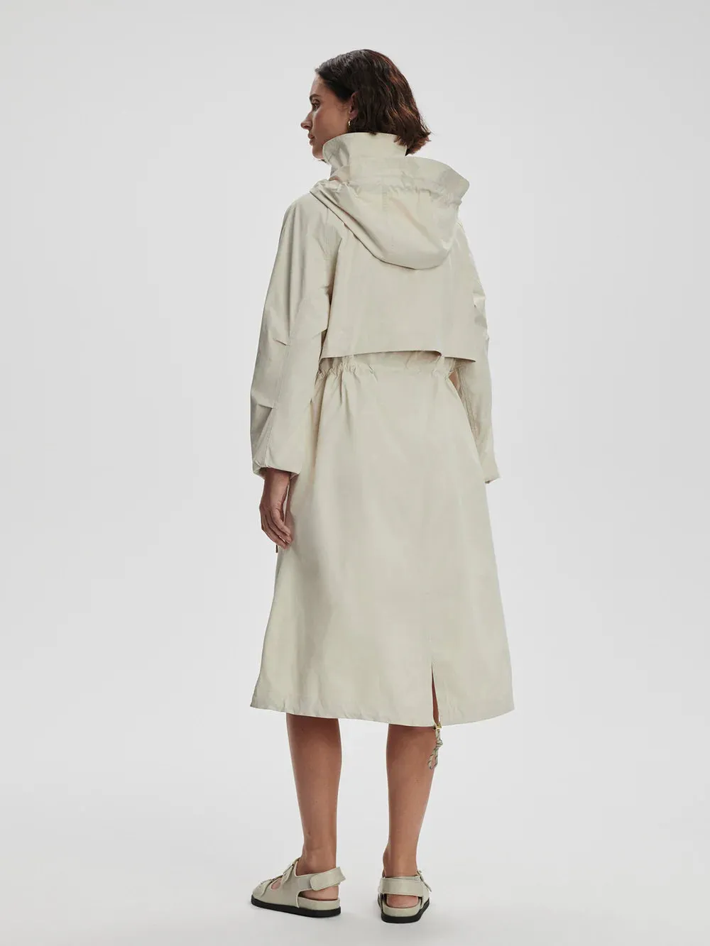 Tybalt Long Rain Parka - Birch