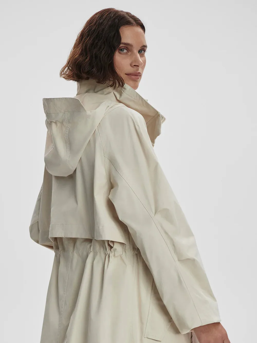 Tybalt Long Rain Parka - Birch
