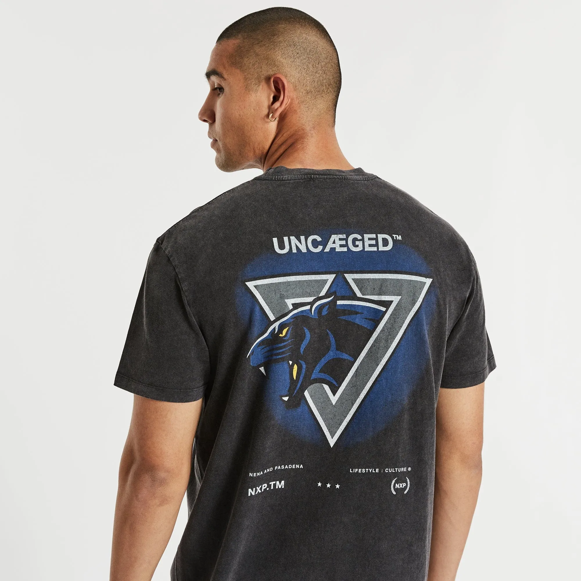 Uncaged Relaxed T-Shirt Mineral Black