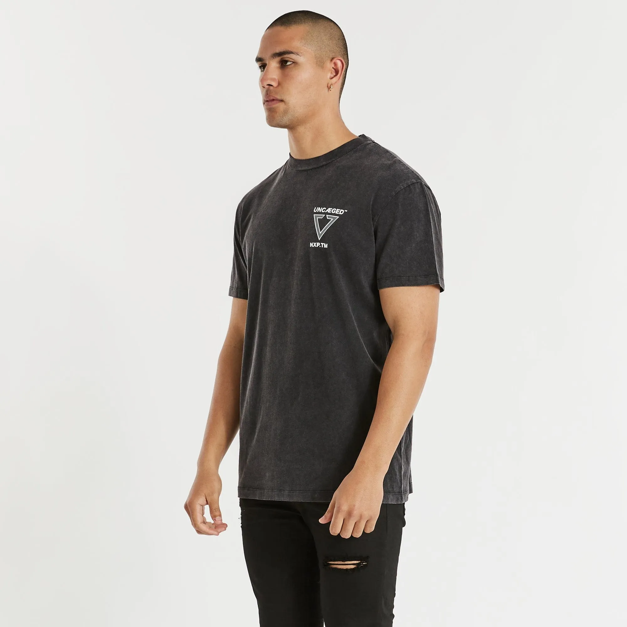 Uncaged Relaxed T-Shirt Mineral Black