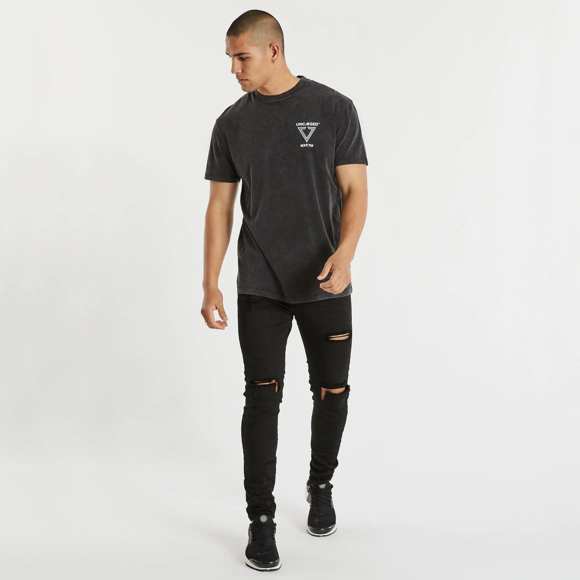 Uncaged Relaxed T-Shirt Mineral Black