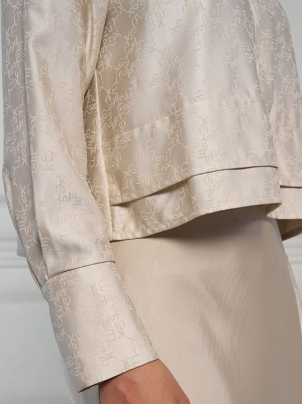 VIAN PLEATED TOP KHAKI