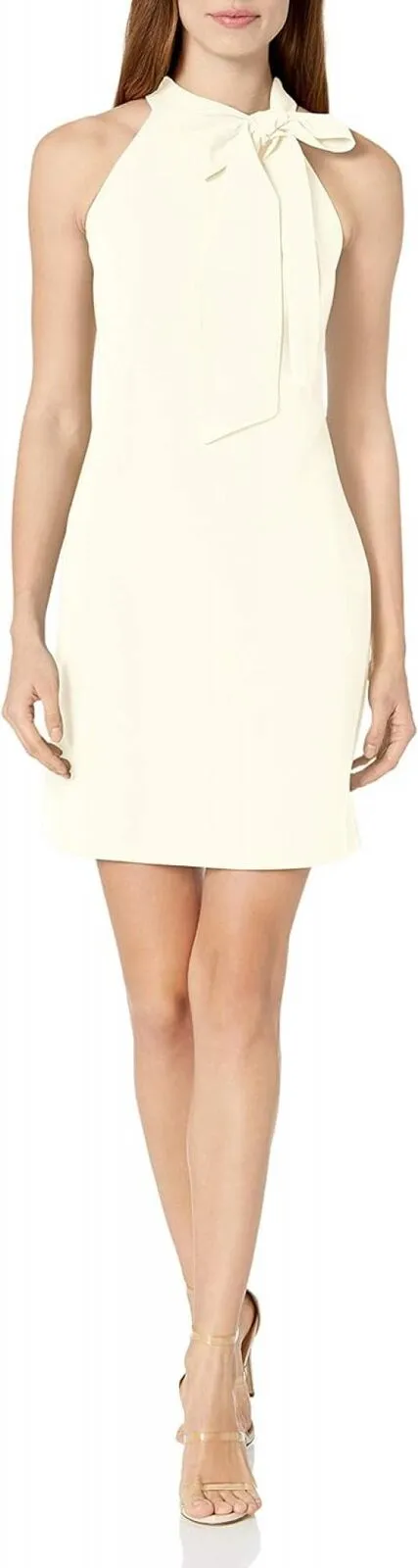 Vince Camuto Bow-Neck Halter Dress VC0M3404