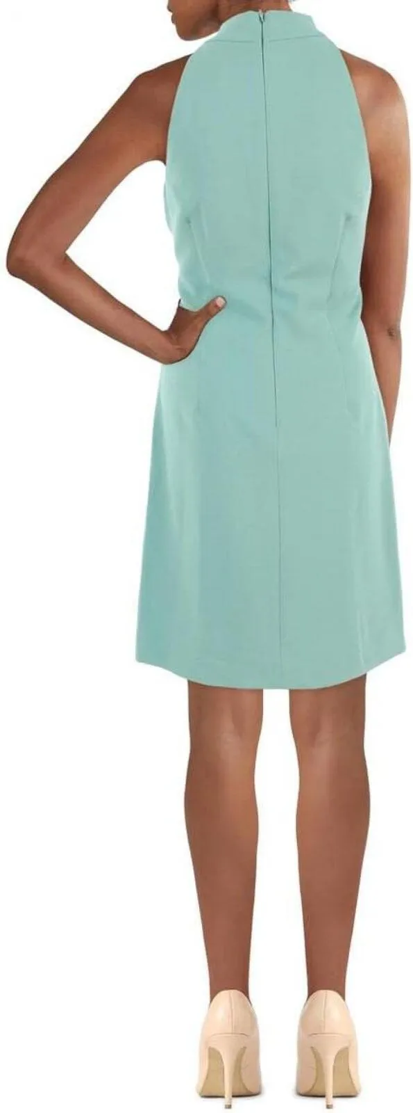 Vince Camuto Bow-Neck Halter Dress VC0M3404