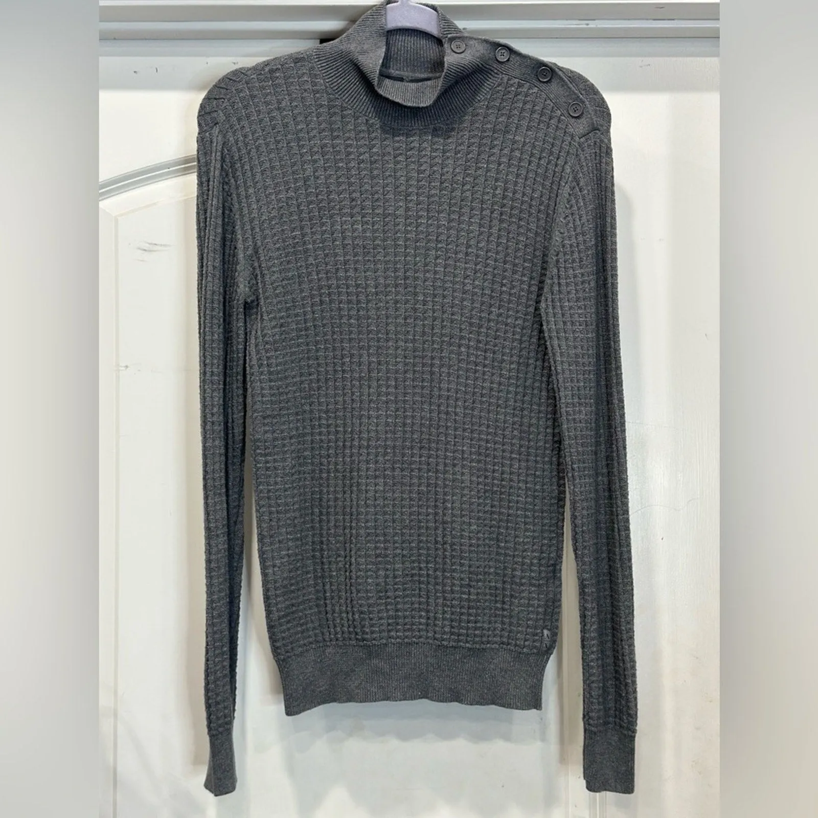Vintage Armani Exchange Long Sleeve‎ grey sweater Size M