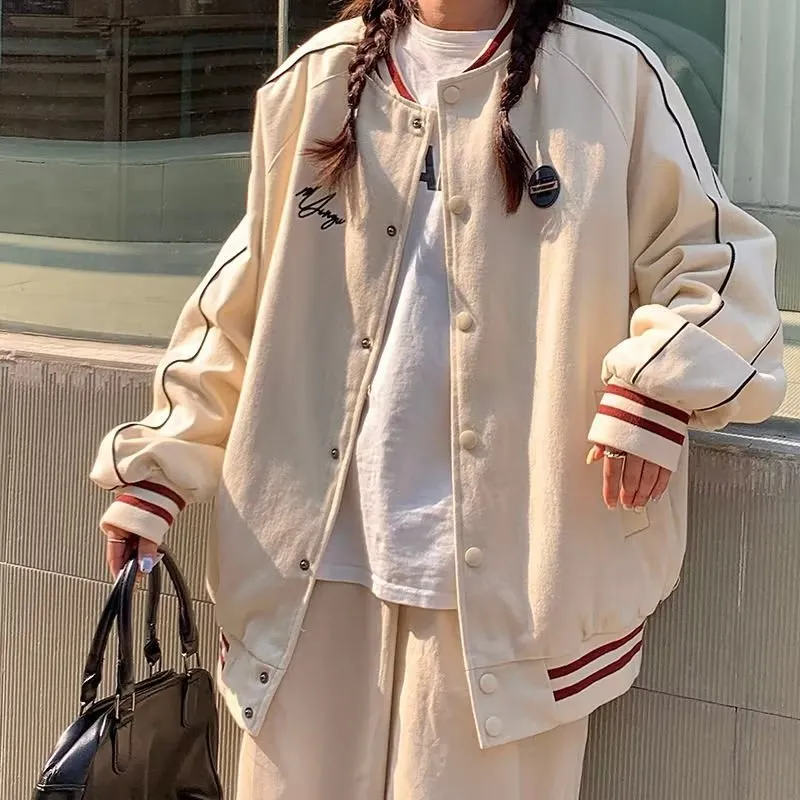 Vintage Side Stripe Zip Up Jacket