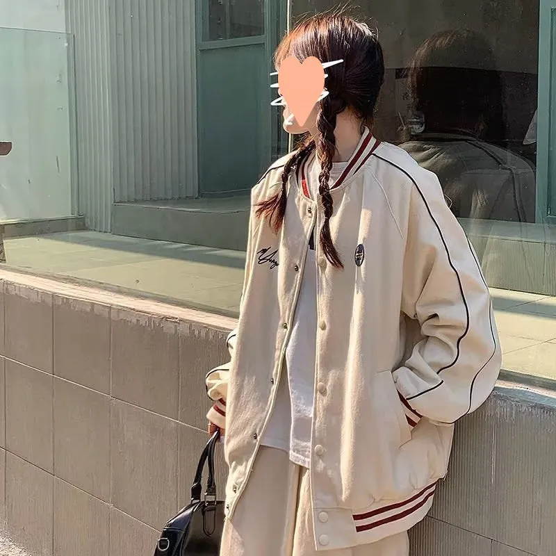 Vintage Side Stripe Zip Up Jacket