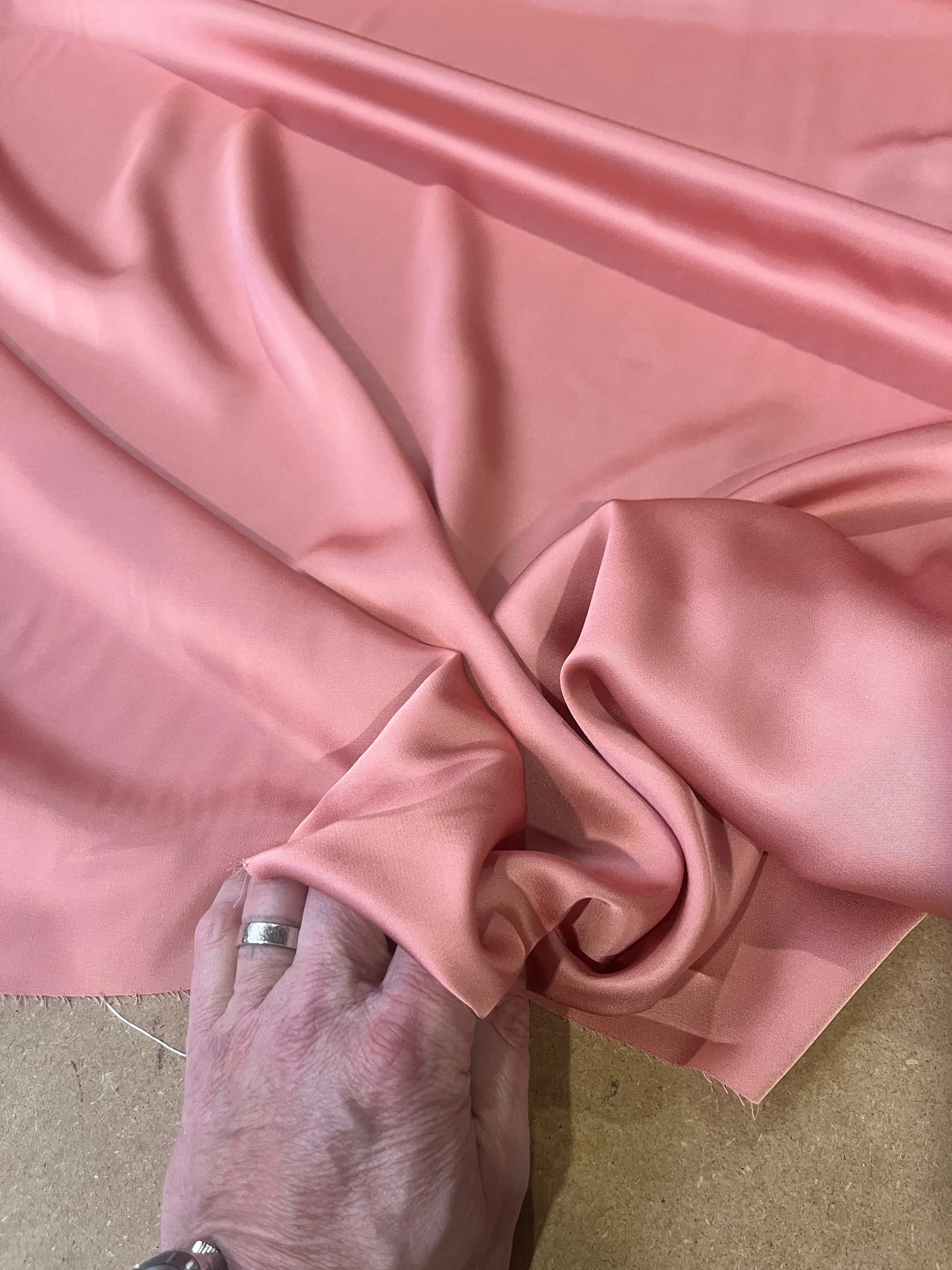 viscose satin soft pink SUMMER PARTY 009
