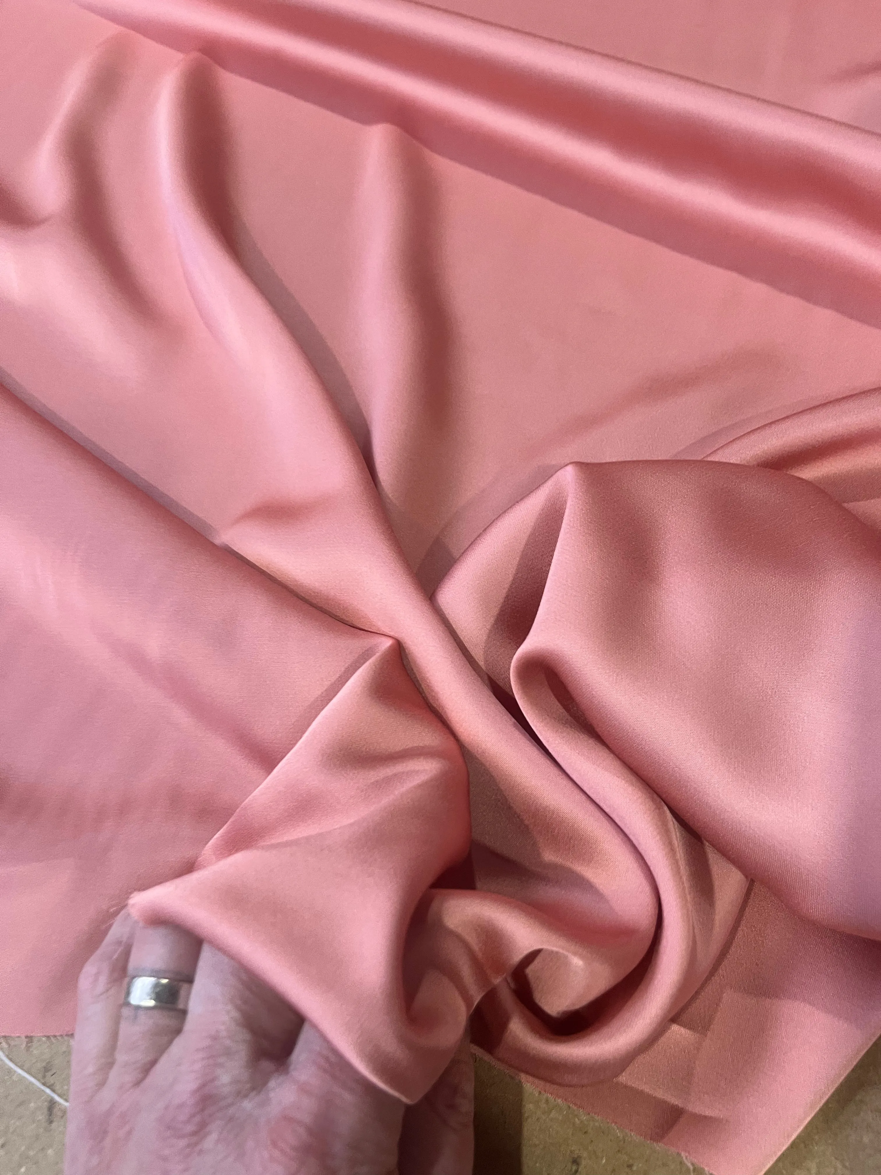viscose satin soft pink SUMMER PARTY 009