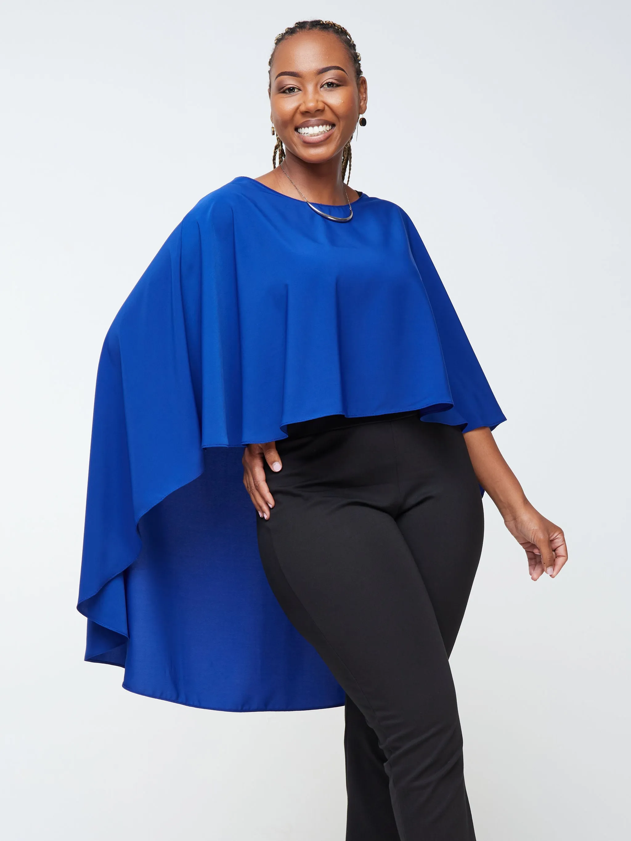 Vivo Sana Cape Top - Royal Blue