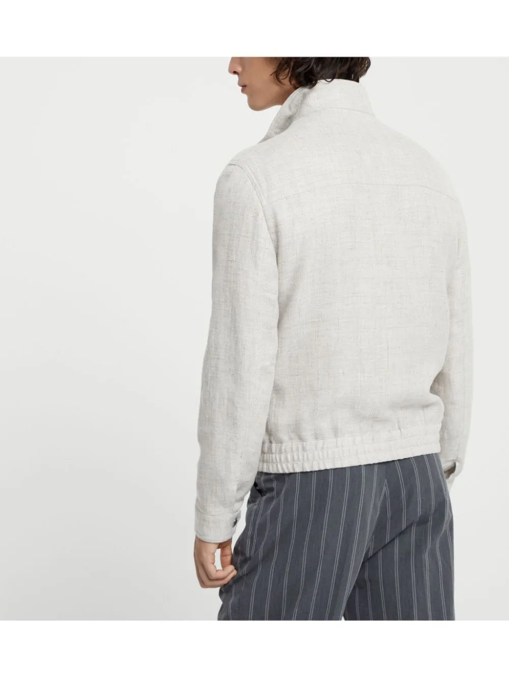 Water resistant linen blend jacket