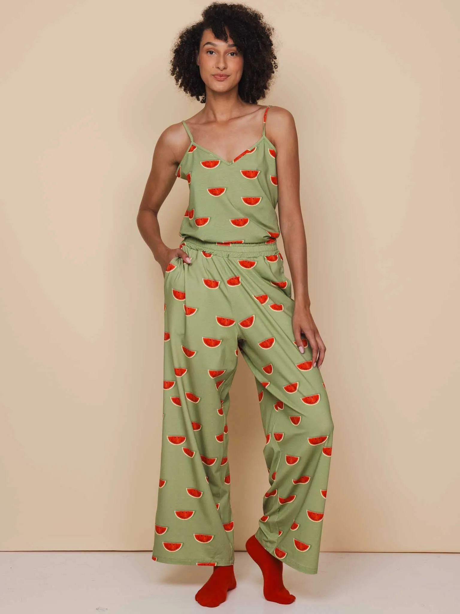Watermelon Wijde broek Dames