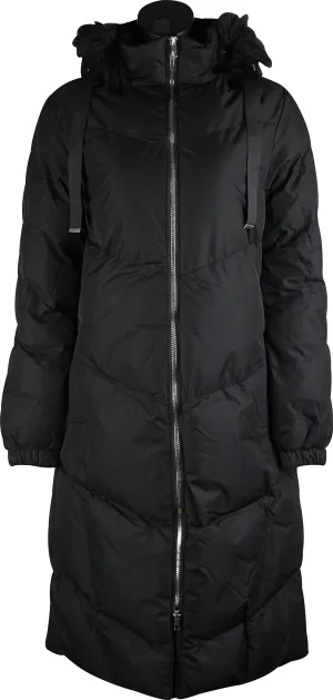 Weekend Vibes Andora Womens Long Jacket - Black
