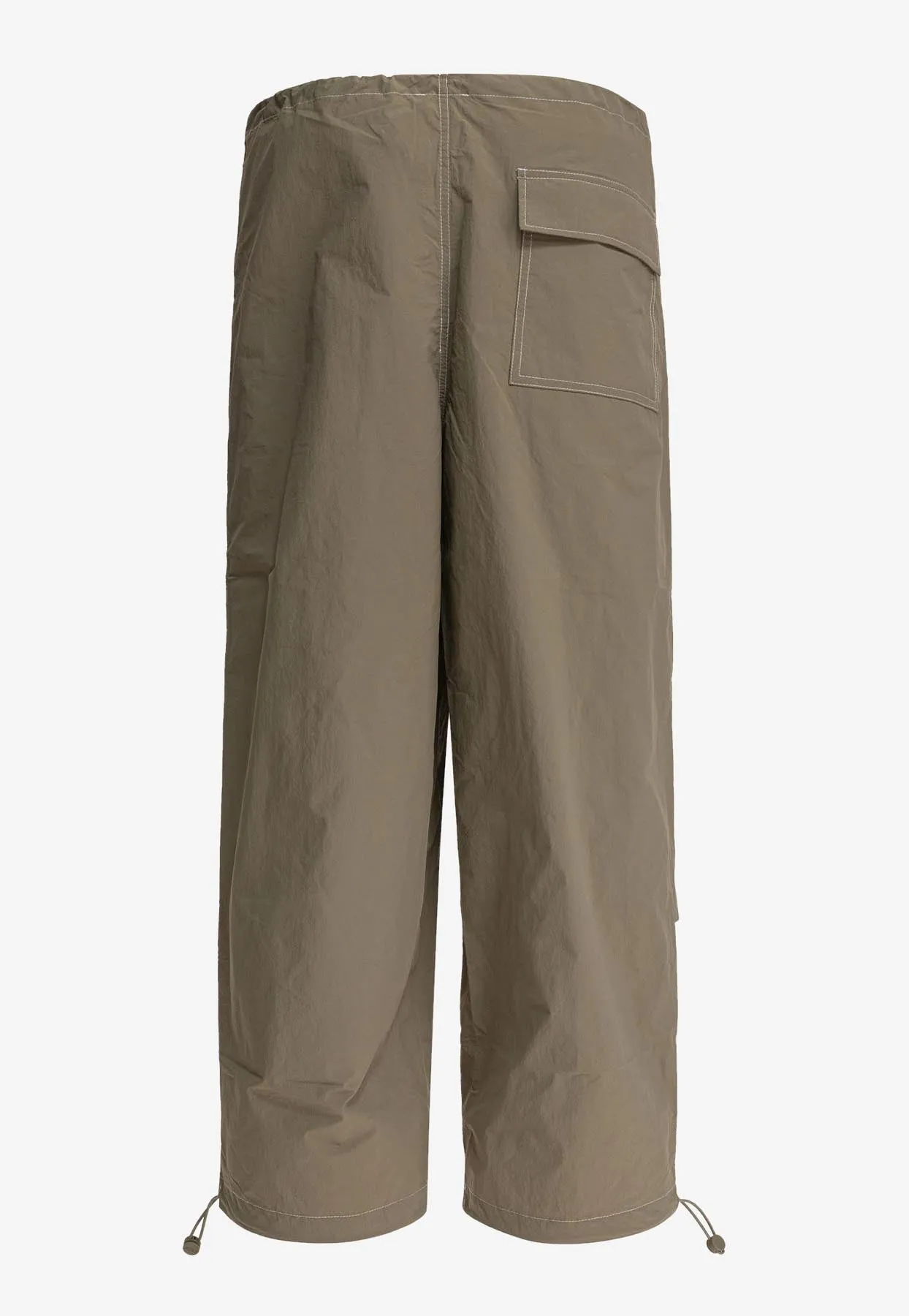 Wide-Leg Cargo Pants