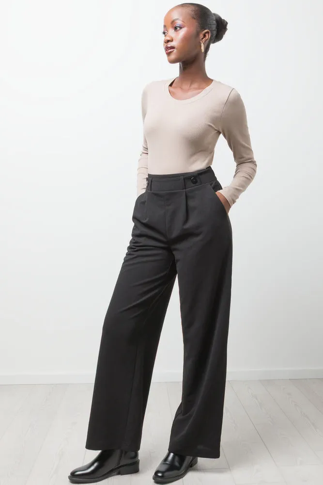 Wide Leg Pants Black