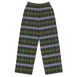 Wide-Leg Pants (Unisex)(Tree Link Stripe) RJSTH@Fabric#5 RJSTHS2022 RJS
