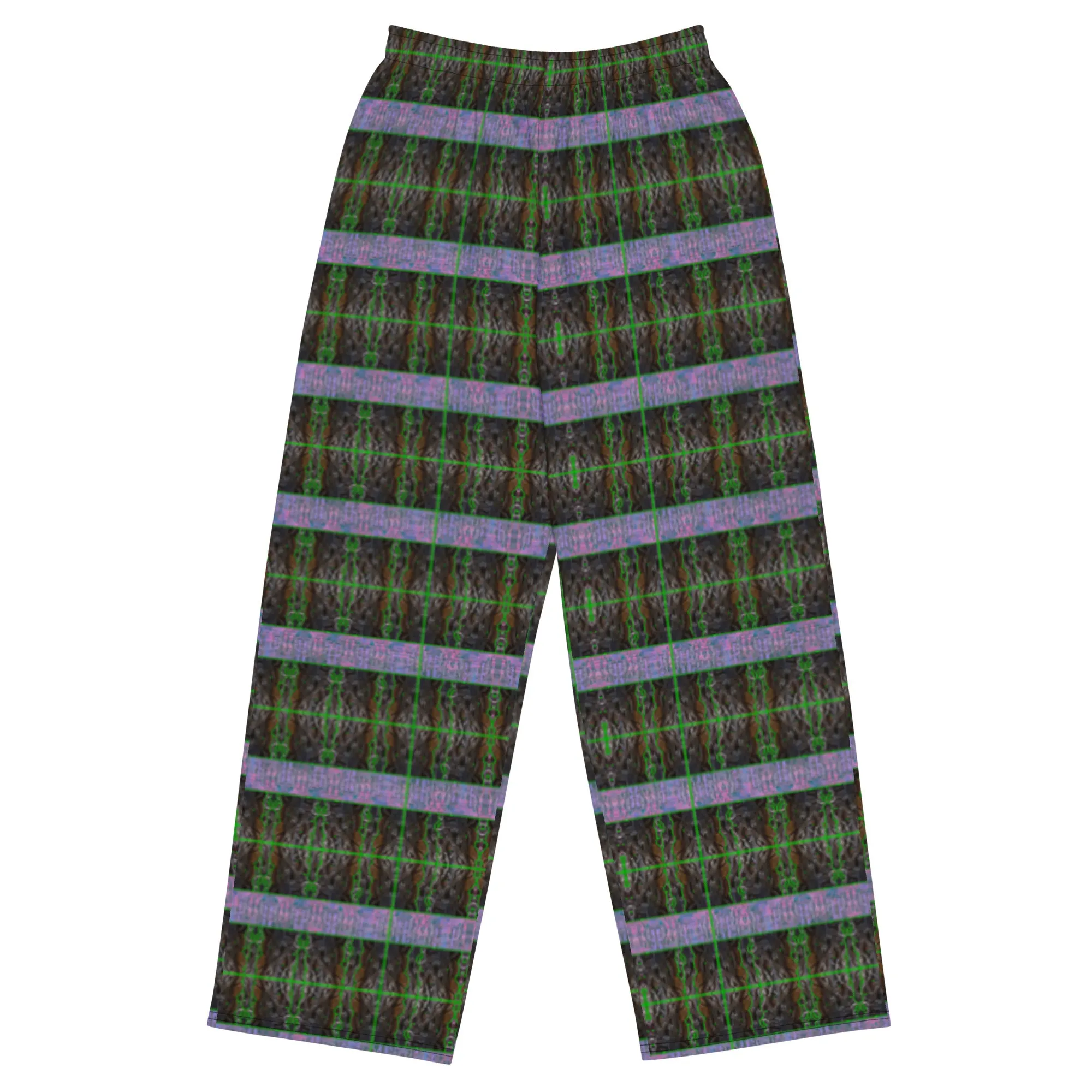 Wide-Leg Pants (Unisex)(Tree Link Stripe) RJSTH@Fabric#5 RJSTHS2022 RJS
