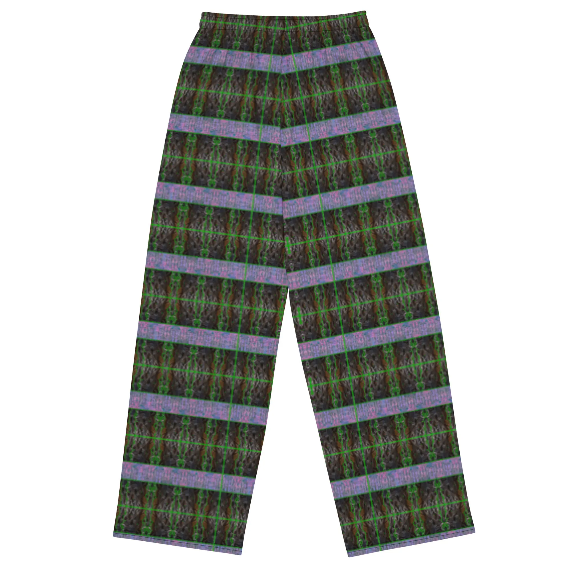 Wide-Leg Pants (Unisex)(Tree Link Stripe) RJSTH@Fabric#5 RJSTHS2022 RJS