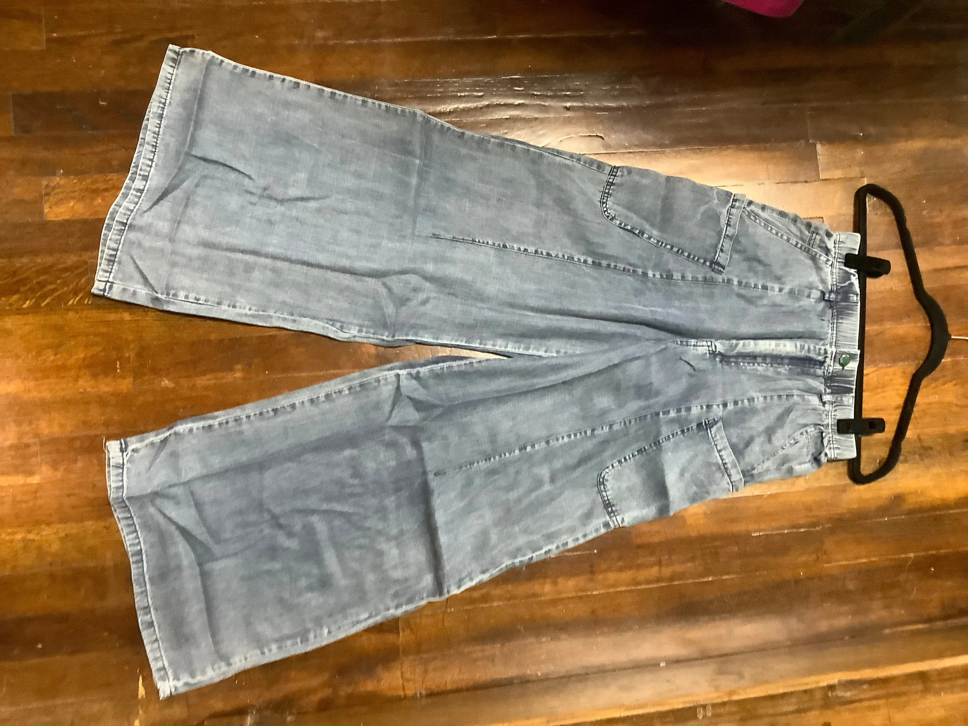 Wide Leg Pocket Pants