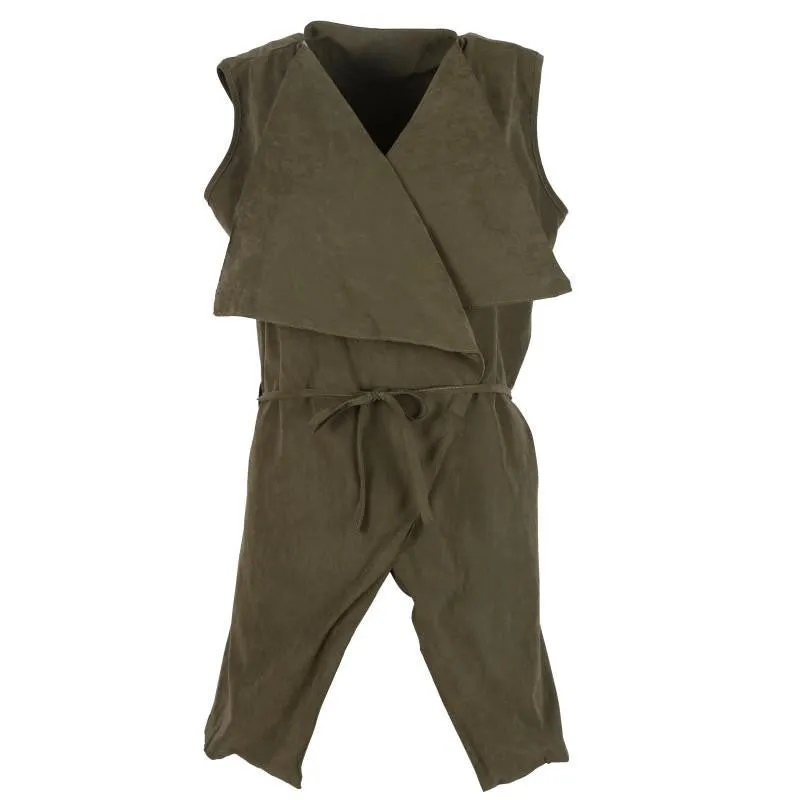 Women Coat Sleeveless Waterfall Cape Long Cardigan Shawls Jacket Coat Windbreak
