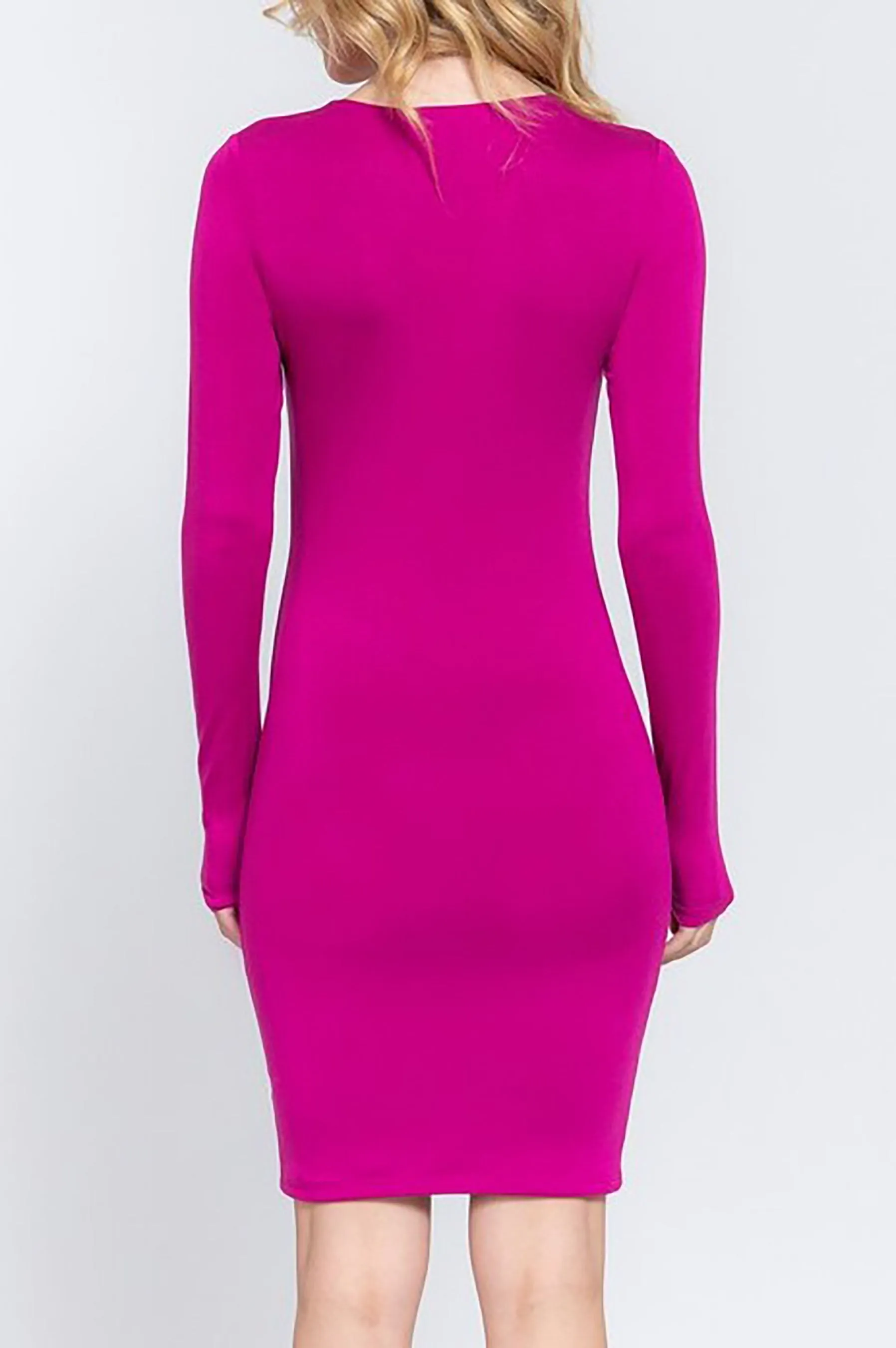 Women's Casual Long Sleeve Crew Neck Mini Dress ZD13934C28 $8Each