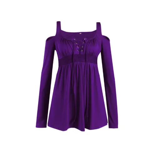 Women's Off The Shoulder Long Sleeve Blouse