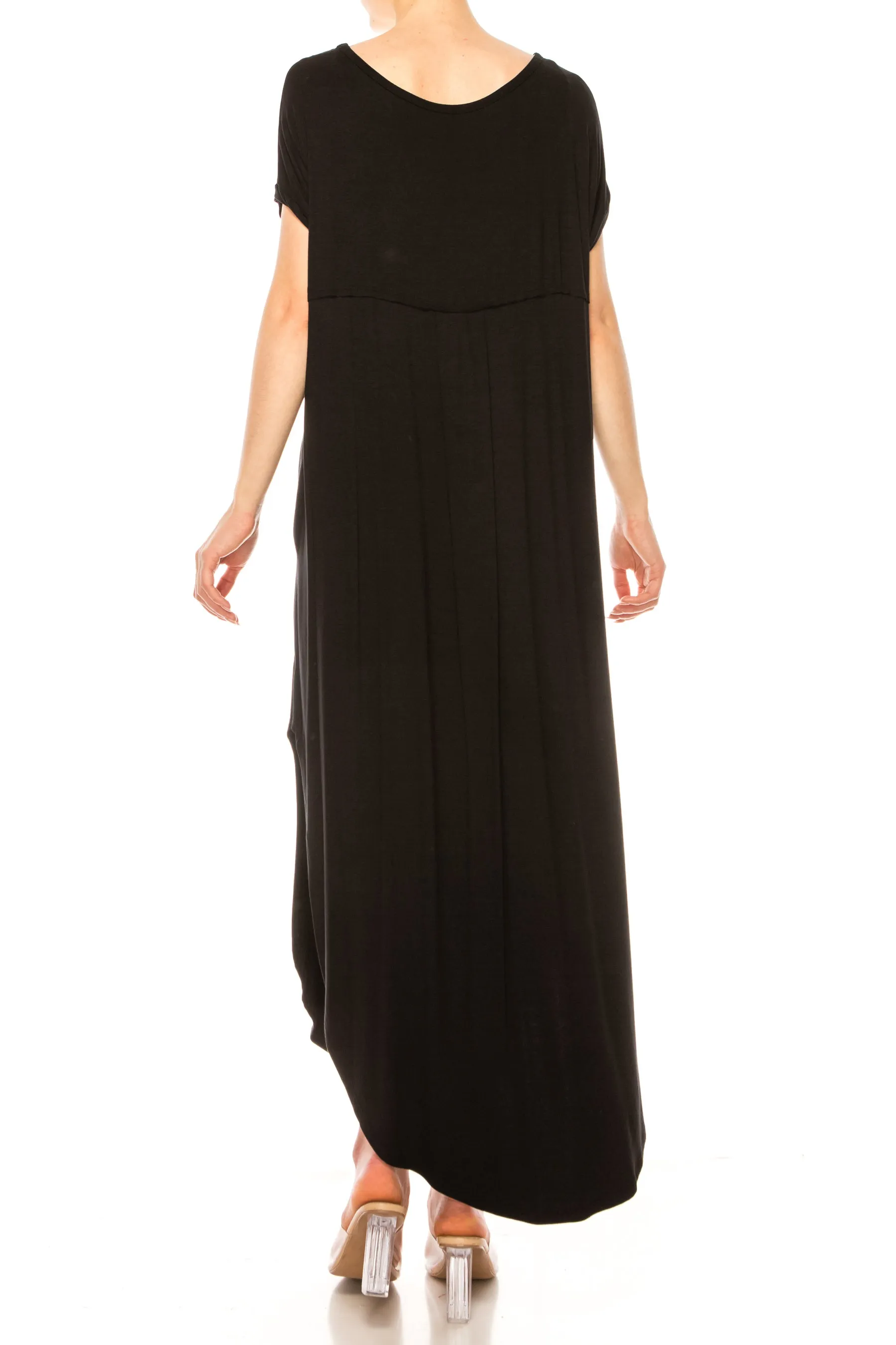 Women's Solid Color Oversized Maxi Dress