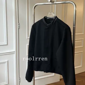 Wool Blend Bomber Jacket