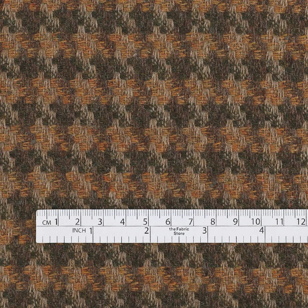 Wool Blend Houndstooth Coating - Bellbird (remnant)
