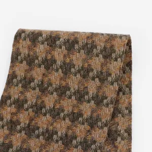 Wool Blend Houndstooth Coating - Bellbird (remnant)