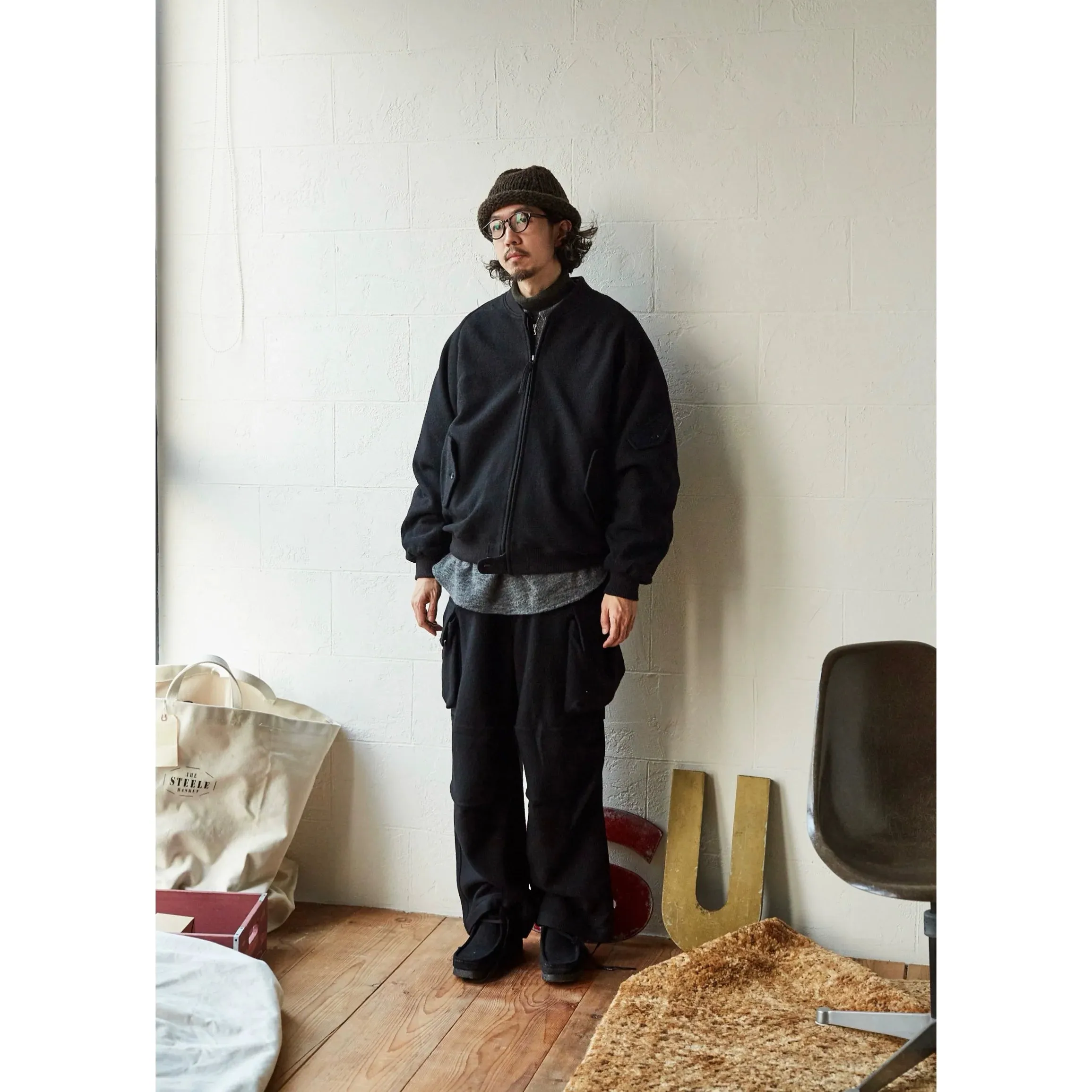 Wool Bomber Jacket